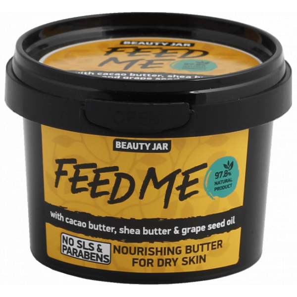 Beauty Jar FEED ME - maitinamasis sviestas sausai odai 90 g